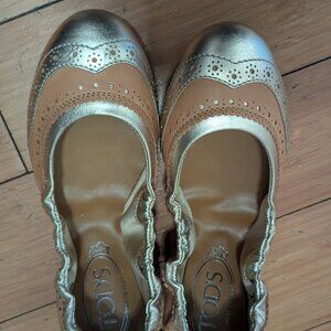 NEW Tod's Dee Forature Ballerina Flats (Size 35)
